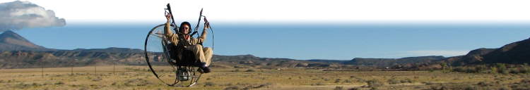 Powered Paraglider over Utah